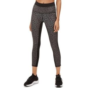 AllFenix Leopard Print Grey Black Leggings